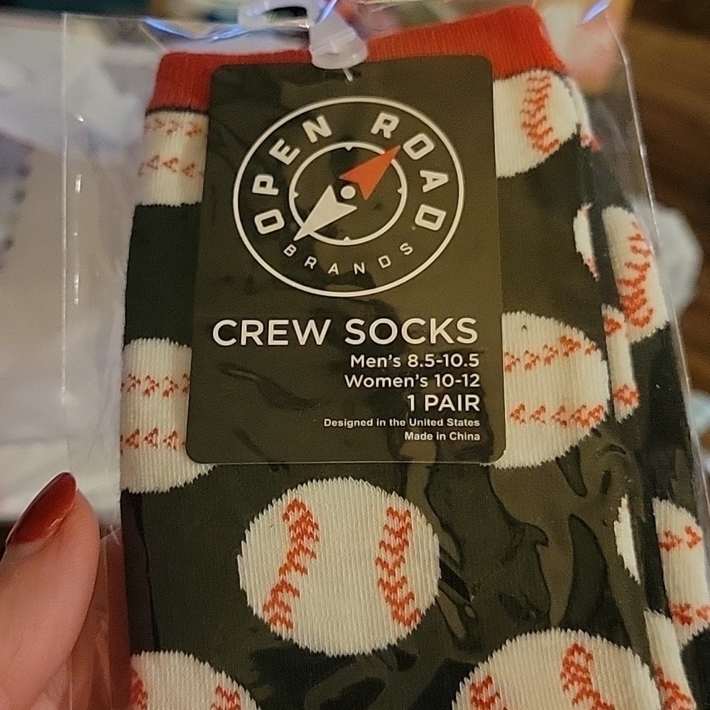 Open Road Crew Socks - Baseball